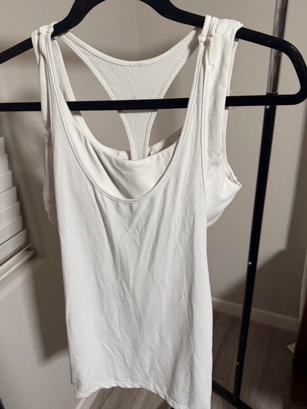lululemon athletica White Racerback Tank Top